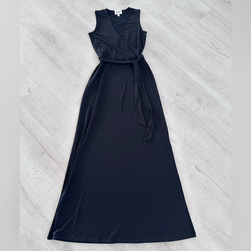 Leota black maxi dress